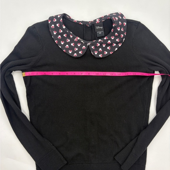 Disney Black Sweater with Collar - Picture 9 of 10